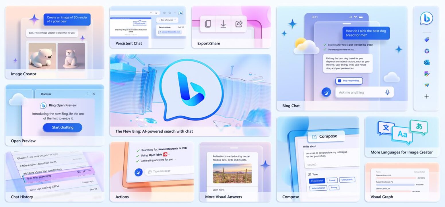Microsoft Bing, arama sayfasına yapay zeka dokunuşu getirdi