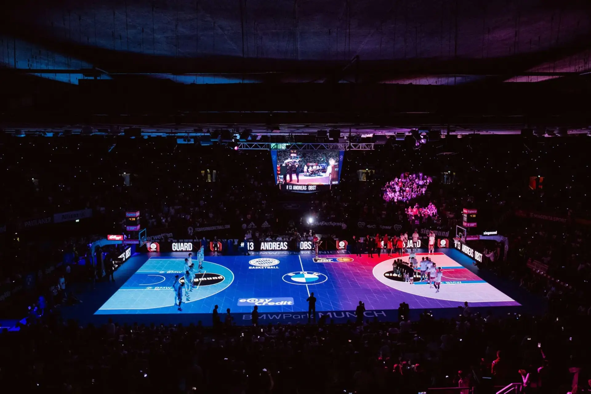 Bayern Münih, basketbolu geleceğe taşıyor: LED zeminler geliyor!
