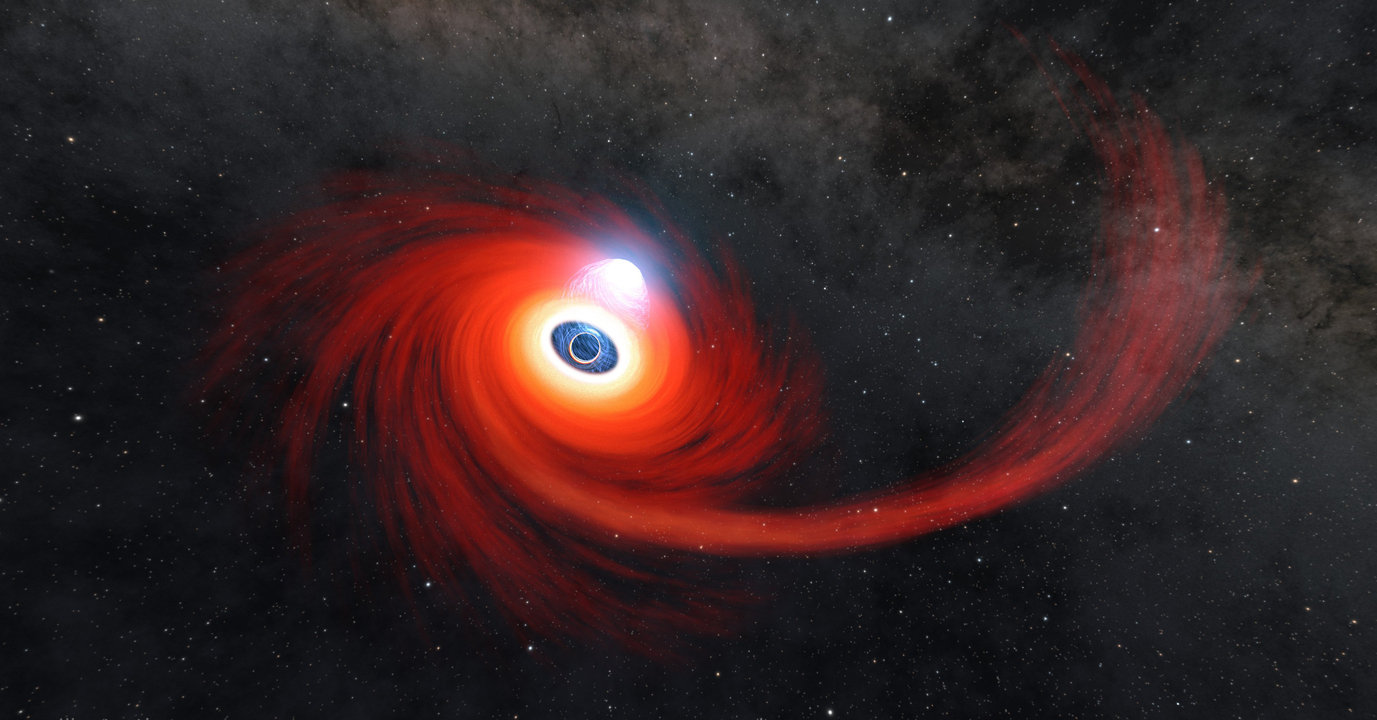 Kara deliğe yıldız düşerse ne olur?