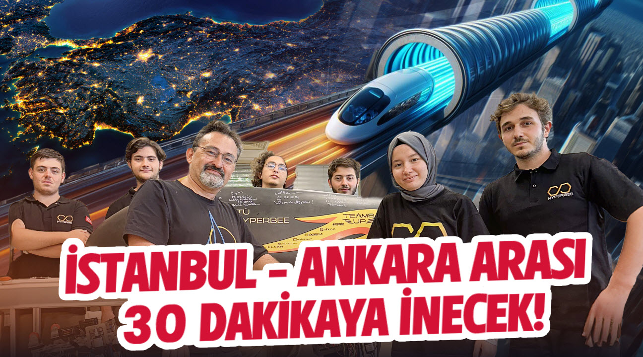 Türkiye’nin Hyperloop trenini geliştiriyorlar!