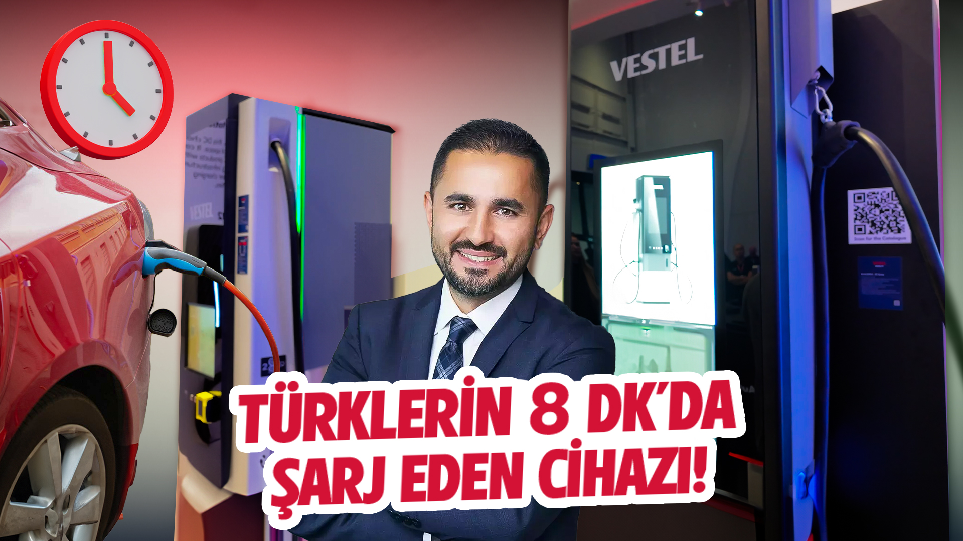 Vestel, ultra hızlı şarj cihazlarını ve enerji depolama sistemlerini tanıttı!