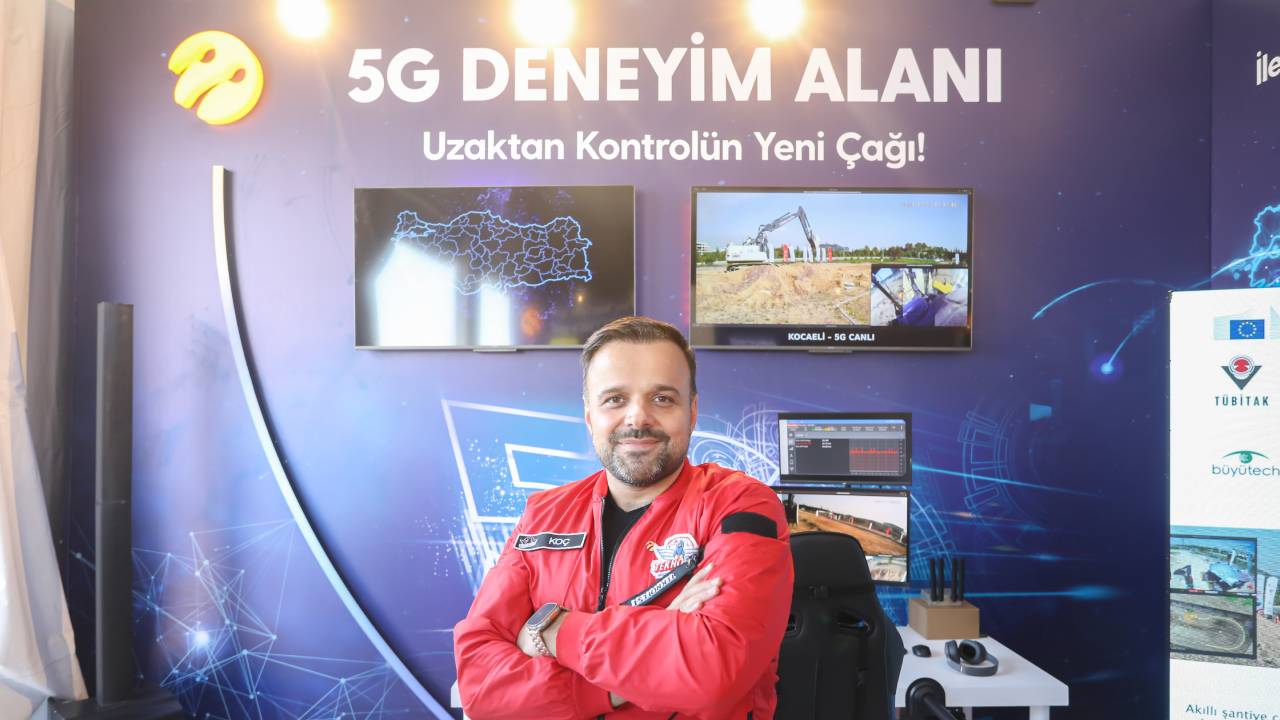 TEKNOFEST’te 5G ile 667 km uzaktan ekskavatör kontrol edildi!
