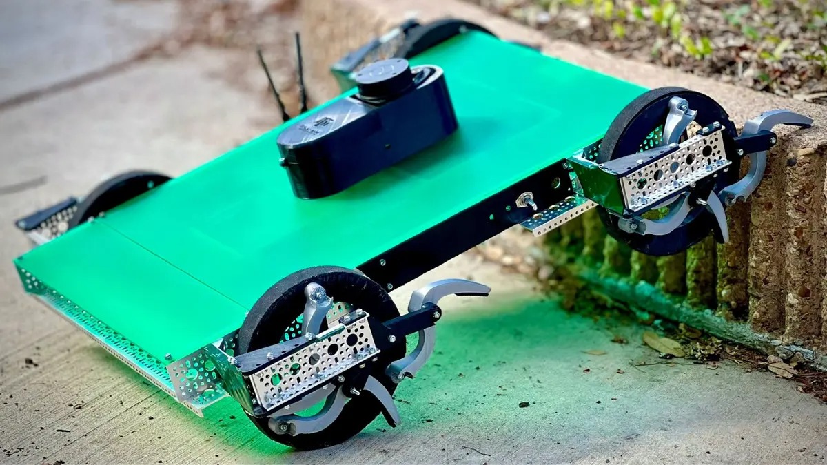 Sikloidal tekerlekli arazi robotu geliştirildi