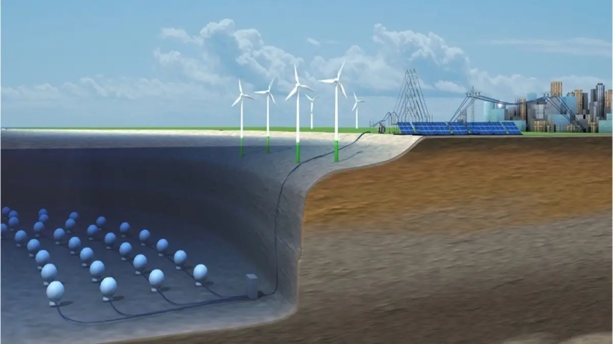 Denizin altında beton kürelerle enerji depolanacak!