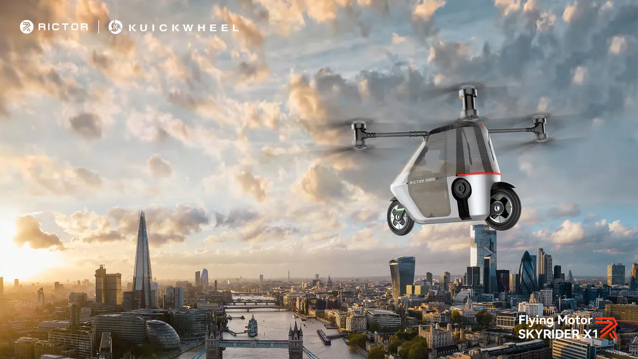 Çinli Rictor’dan CES 2025’e damga vuran uçan motosiklet!