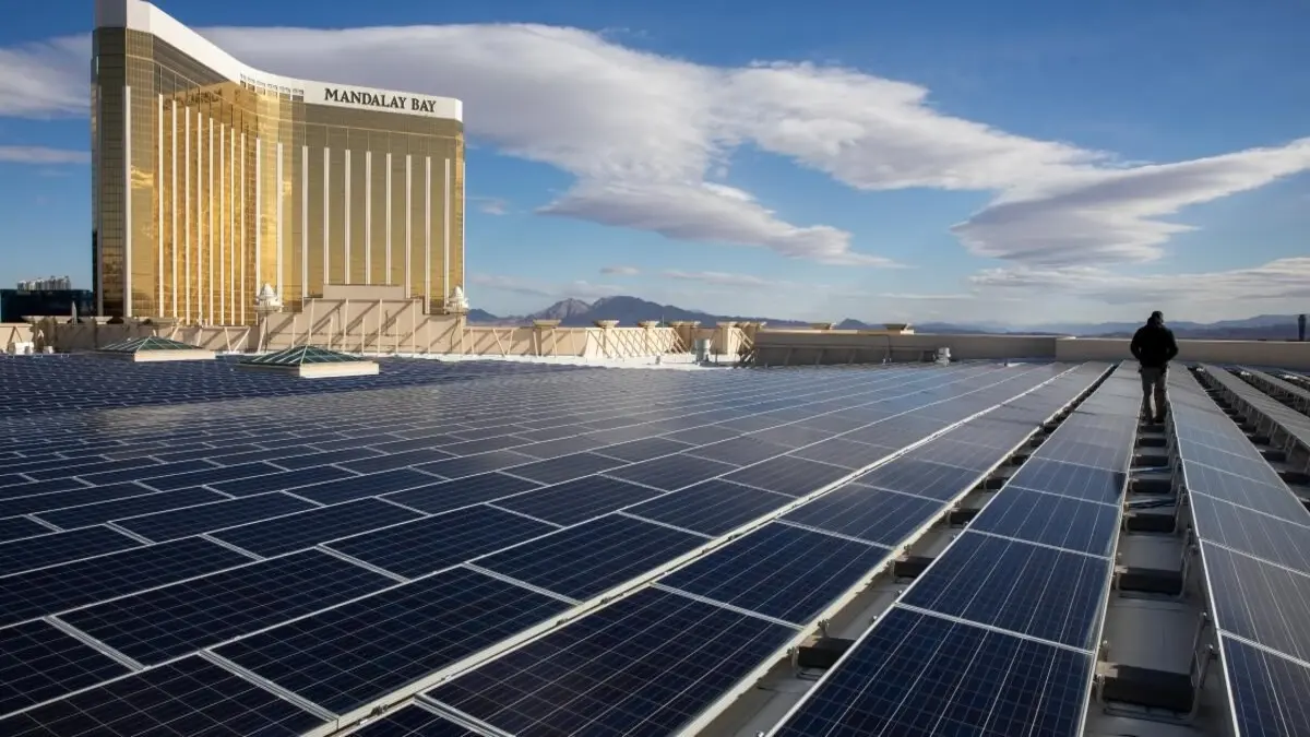 Las Vegas güneş enerjisine geçmeyi hedefliyor!