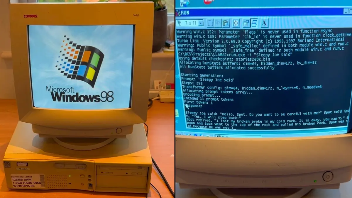 Pentium II’de yapay zeka çalıştırıldı! Peki nasıl?