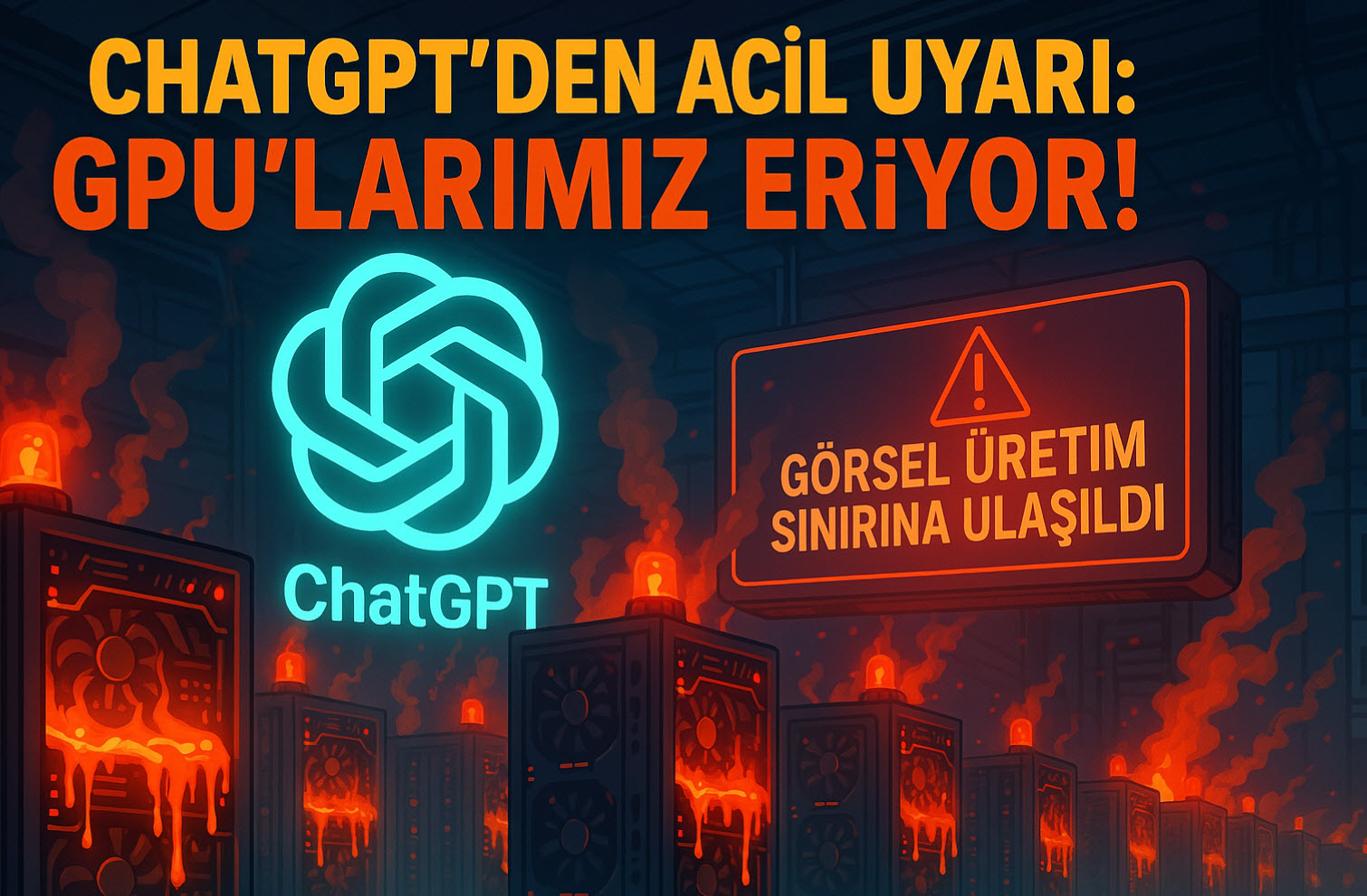ChatGPT Krizi: Yapay Zeka Sunucuları Aşırı Isınma Nedeniyle Alarm Veriyor!