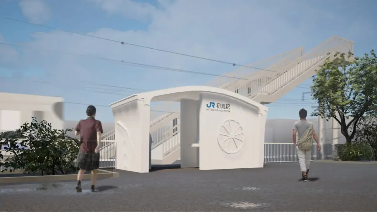 3D yazıcı tren istasyonu inşa etti