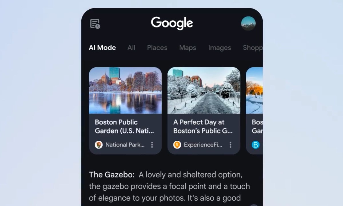 Google AI Modu arama özelliğini iyileştiriyor