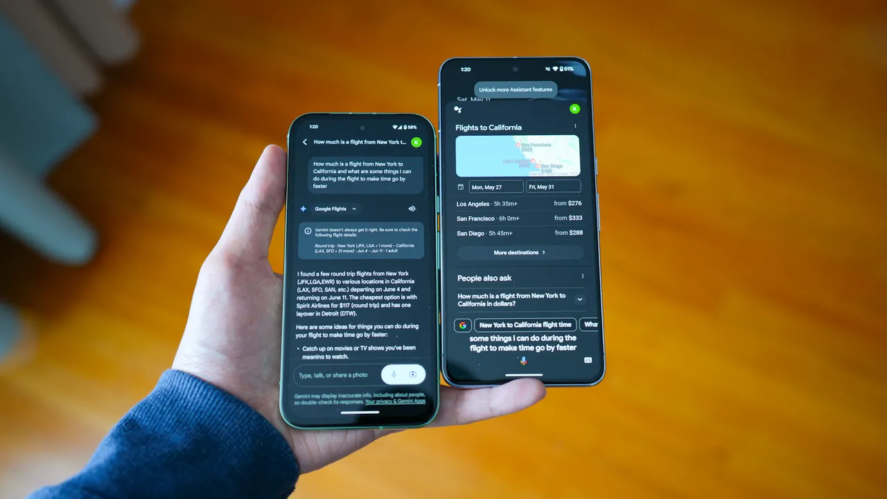 Google Asistan ve Gemini arasında seçim zamanı!