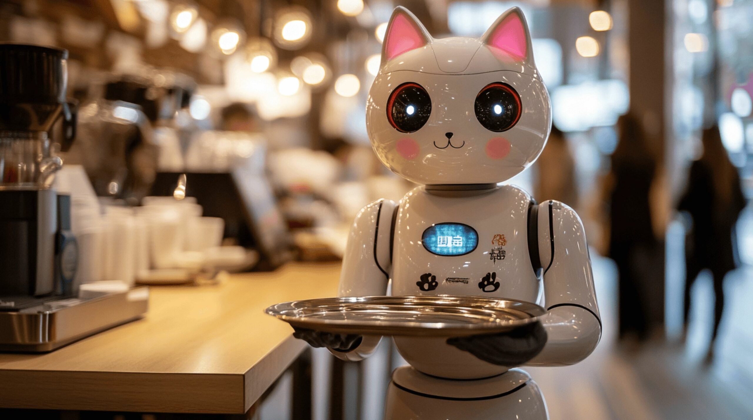 Restoranlar kedi robotları işe alıyor