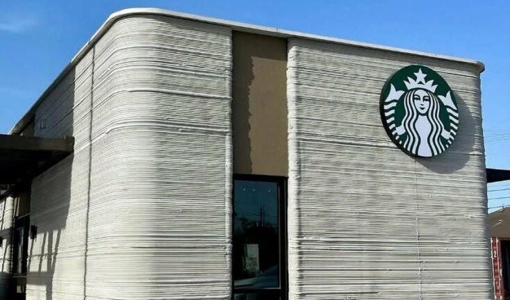 3D baskılı Starbucks