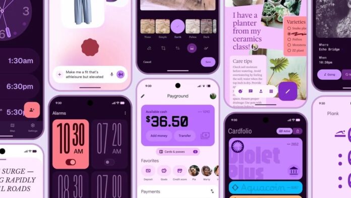 Google Android tasarım görselleri