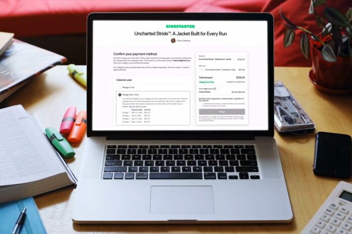 Kickstarter tarife yöneticisi