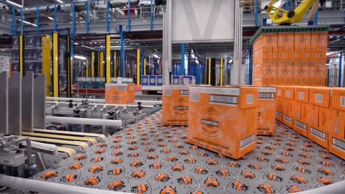 Modüler robotlar depo