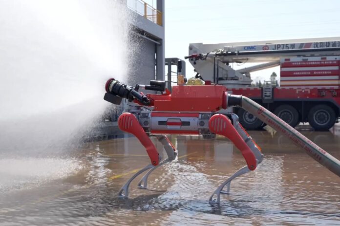 Yangın söndürme robotları