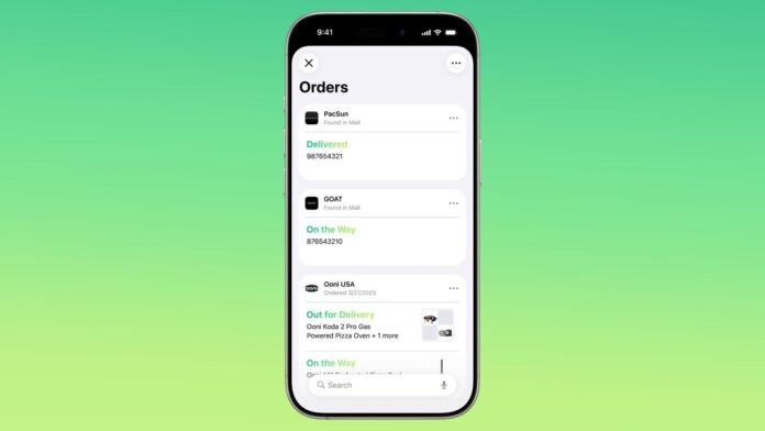 Apple Wallet e-posta