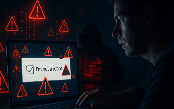 CAPTCHA tuzağına dikkat!