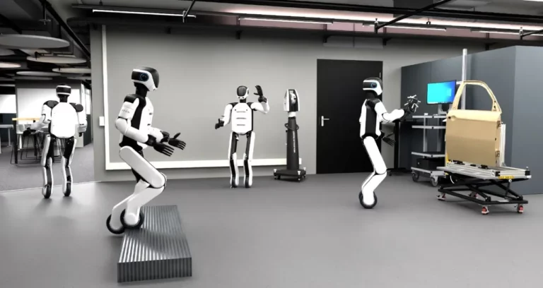 Endüstriyel kullanım için insansı robot