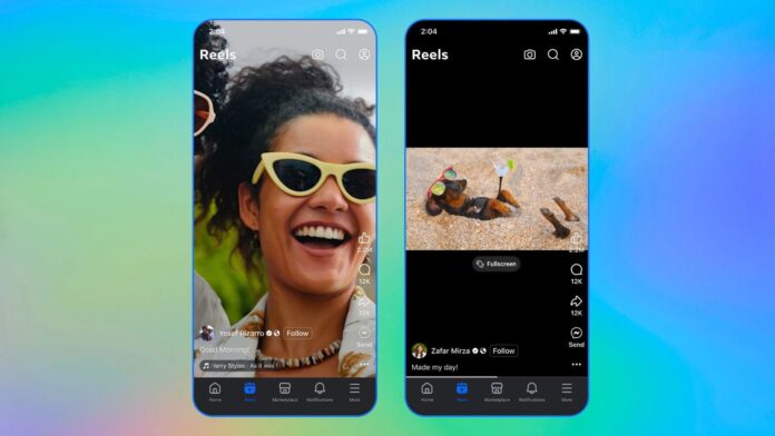 Facebook videoları reels