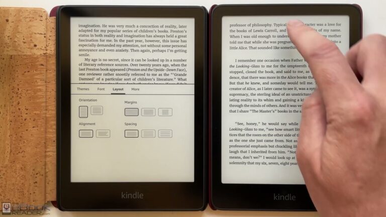 Kindle metin