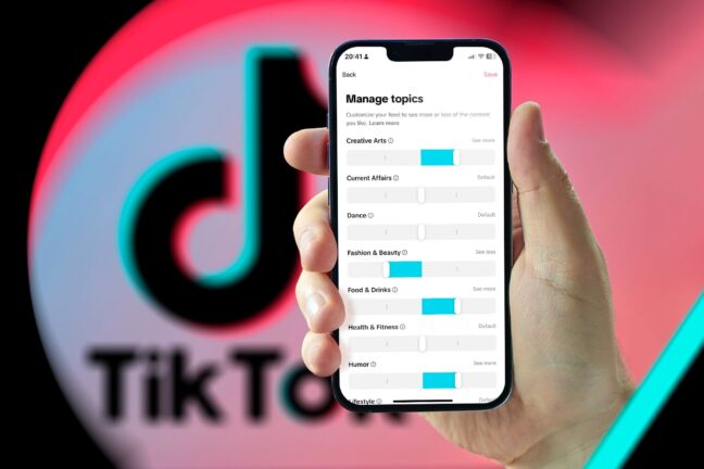 TikTok akış kontrolü