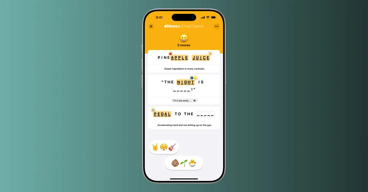 Apple emoji oyunu kullanıma geçiyor