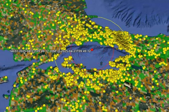 Google deprem tespiti