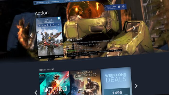 Steam mağaza