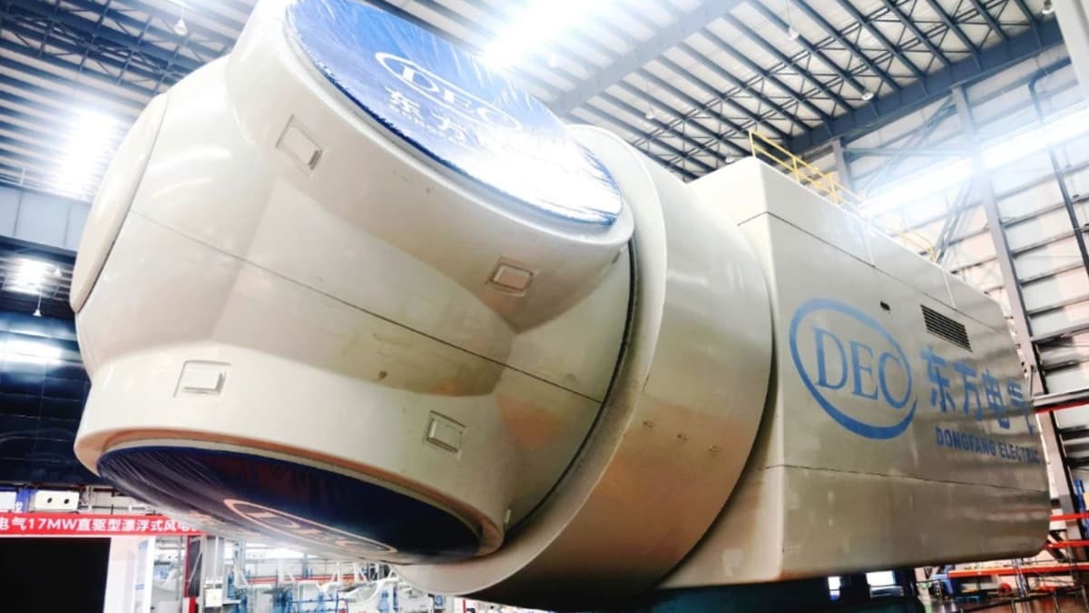 Yüzen rüzgar türbini 40.000 eve elektrik sağlayacak