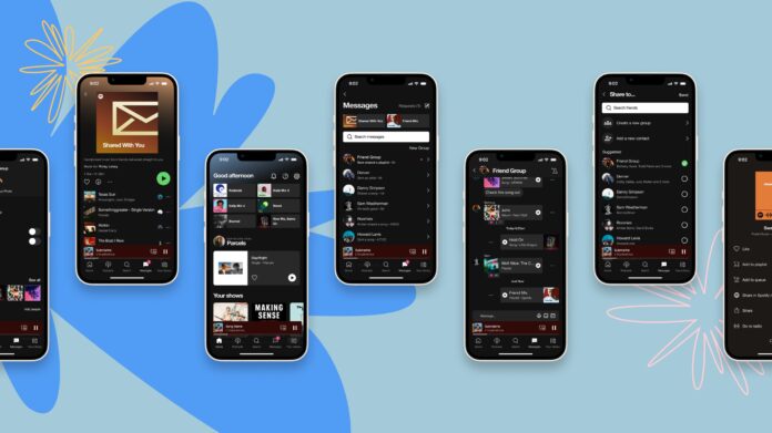 Spotify mesajlaşma