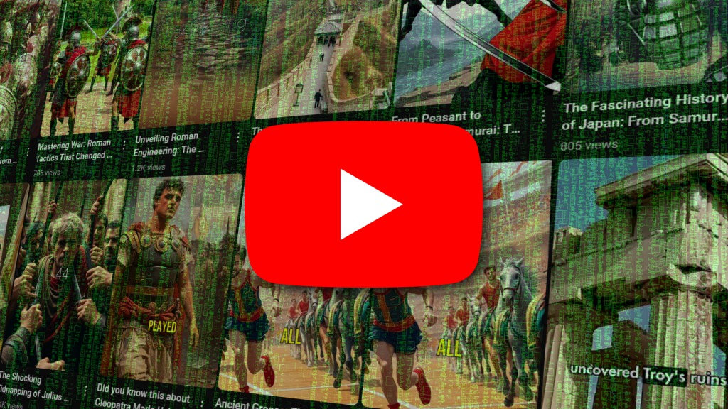 YouTube yapay zeka kanalları ile mücadele ediyor
