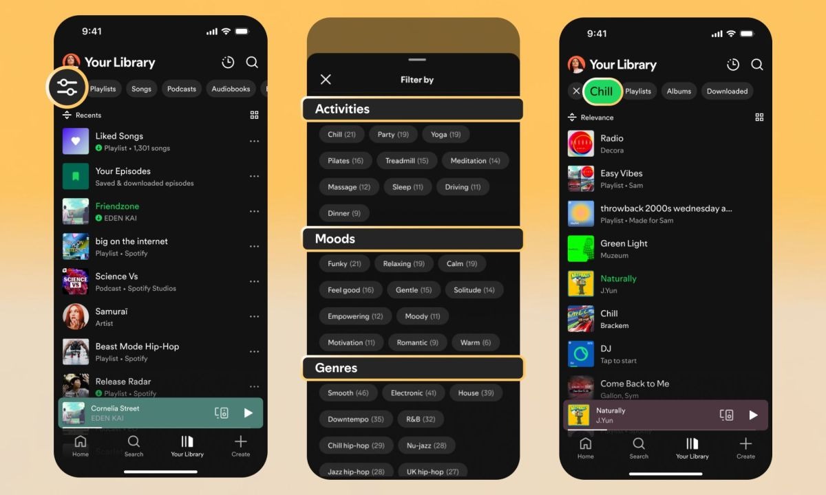 Spotify çalma listeleri pratik hale geliyor