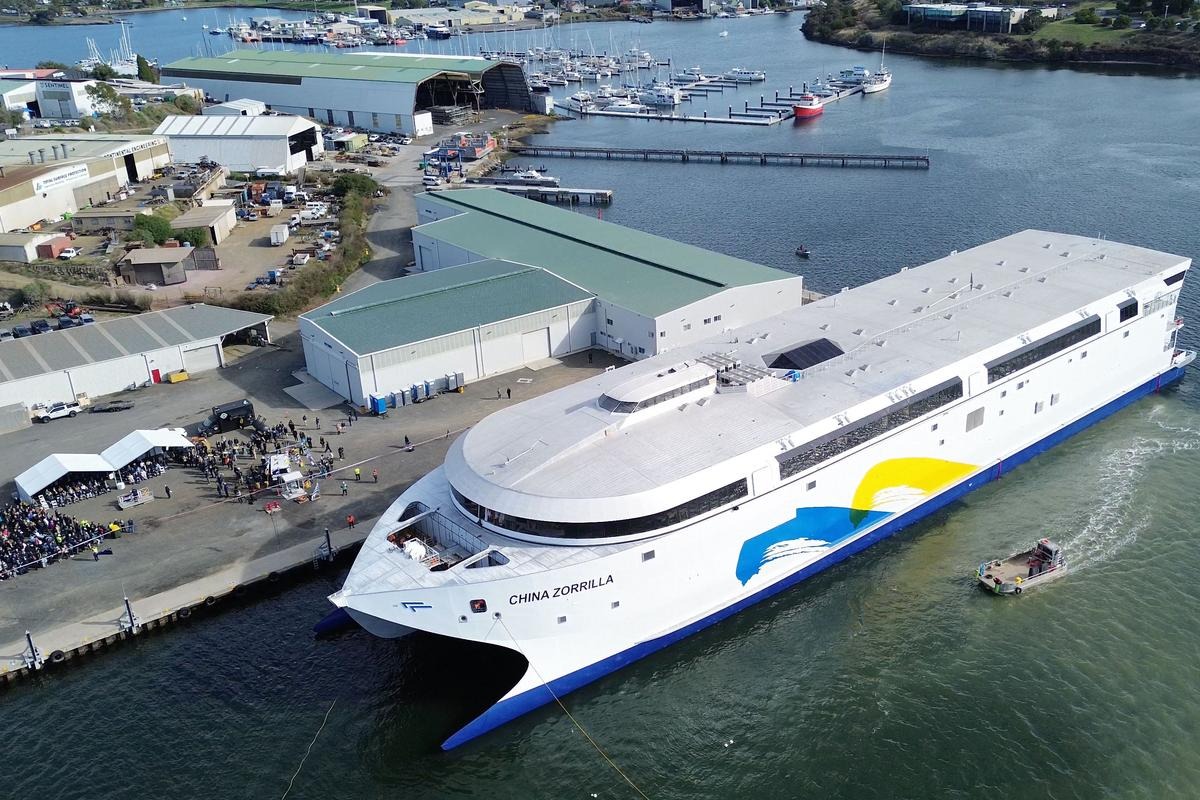 Incat bataryalı gemi projesinde sona yaklaştı