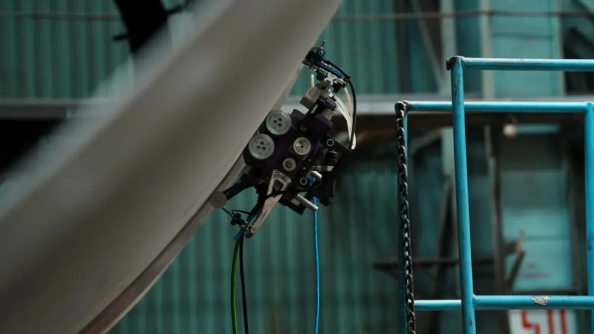 Kaynak robotu nükleer reaktörlerde kullanılıyor