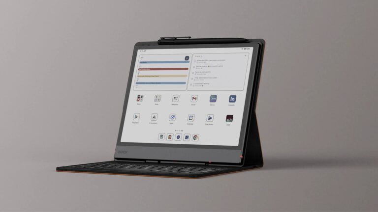 Renkli ePaper mobil iş
