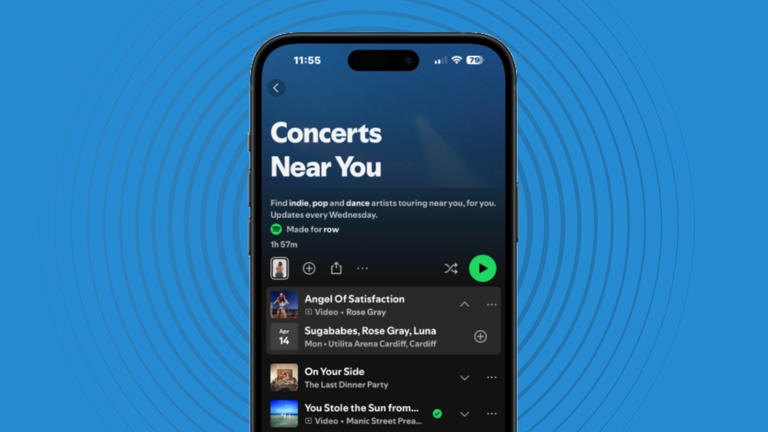 Spotify konser takip