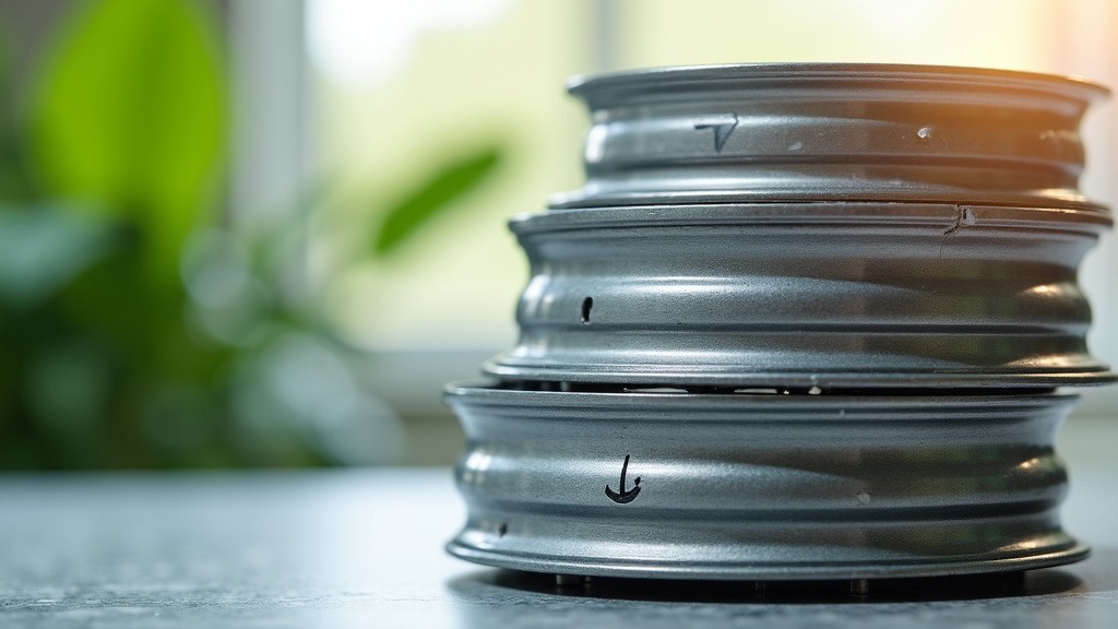 Alüminyum jantlar geri dönüşüm metalle yeniden şekilleniyor