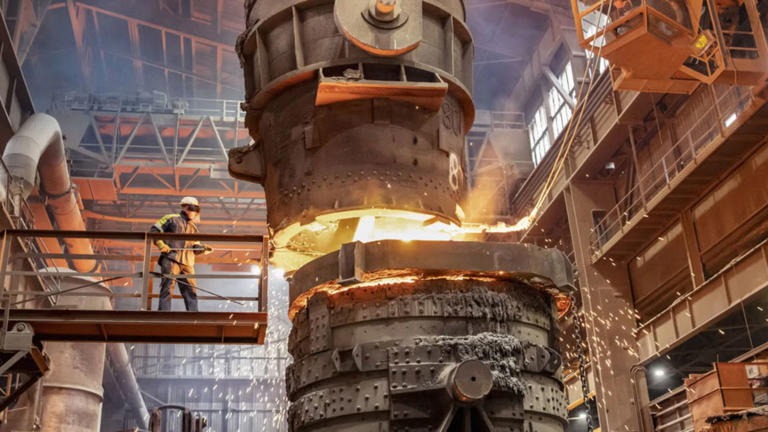 Hidrojen çelik üretim hattı