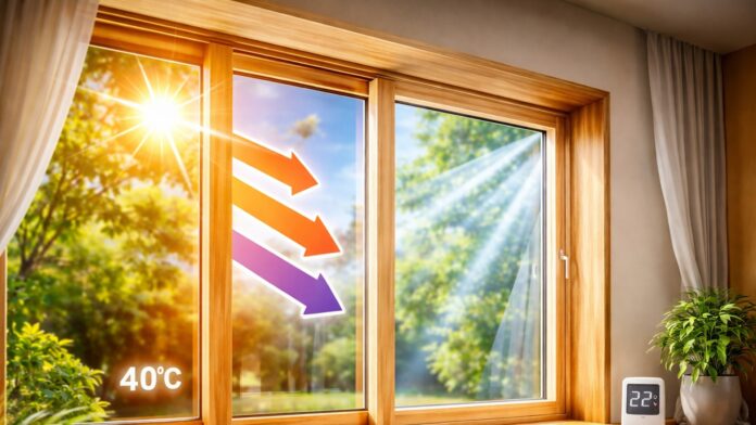 Şeffaf ahşap akıllı pencere