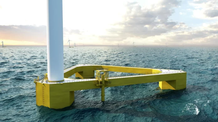 Yüzer rüzgar türbinleri veri merkezi