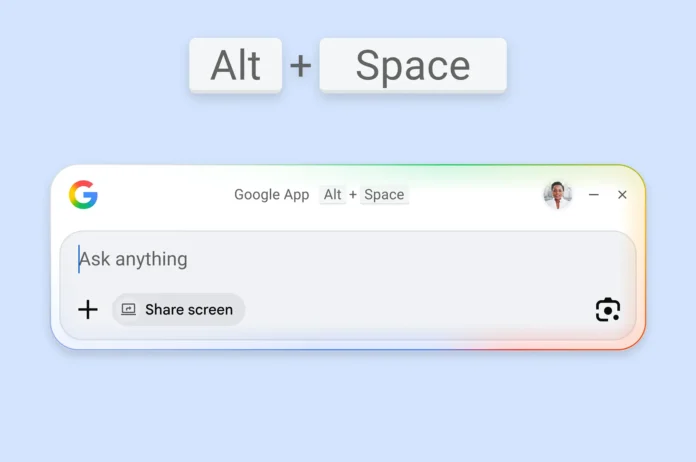 Google masaüstü arama