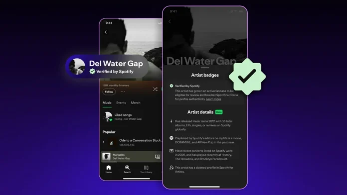 Spotify sanatçı doğrulama