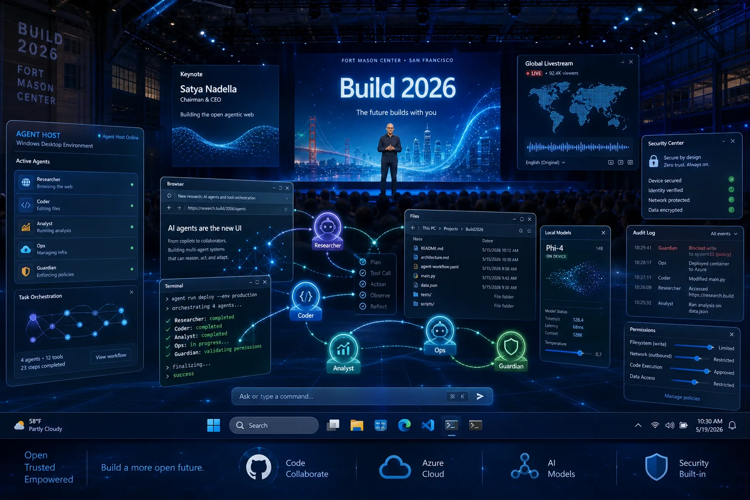 Microsoft bulut yapay zeka araçlarını sergileyecek